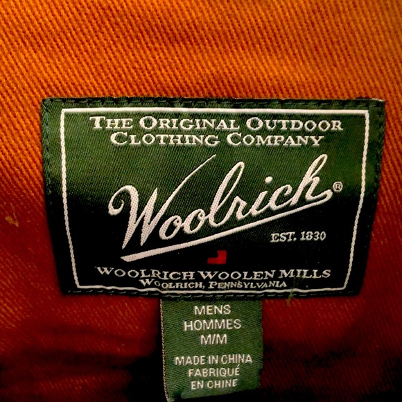 WOOLRICH JACKET RED AND BLACK PLAID WOOL JACKET LIKE NEW! PRISTINE MEN'S M - Picture 4 of 13